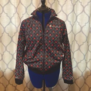 Blue and Red champion jacket